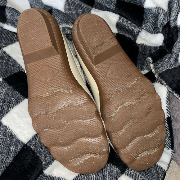 Sperry Duck Boot Ivory Quilted 8.5 - Picture 6 of 6